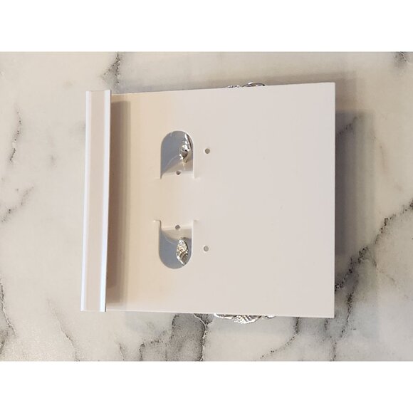 Sterling Silver Twisted Hoop Earrings - Picture 3 of 6